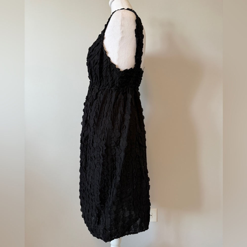 Max Studio Black Textured Midi Dress - Picture 2 of 11